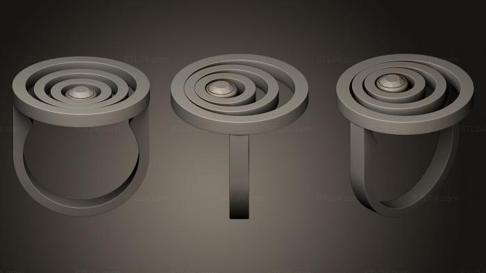 Ювелирные перстни и кольца (Кольцо 115, JVLRP_0216) 3D модель для ЧПУ станка